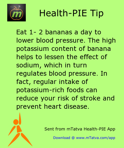 eat 1 2 bananas a day to lower blood pressure the high potassium content of 231.png