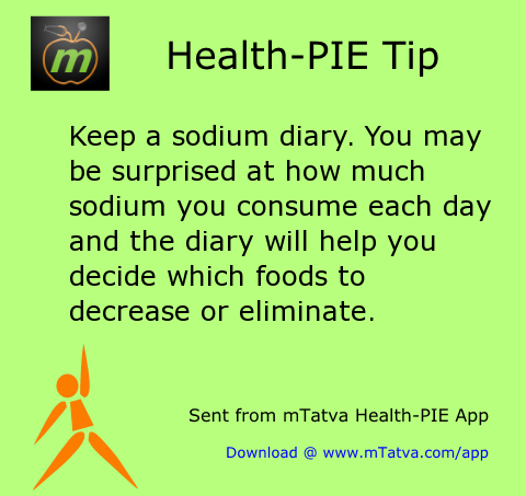 keep a sodium diary you may be surprised at how much sodium you consume each 102.png