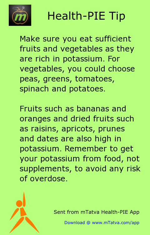 make sure you eat sufficient fruits and vegetables as they are rich in potassium for 133.png